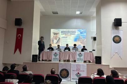 Anadolu Mektebi Cengiz Dağcı Paneli Anadolu İmam Hatip Lisesinde devam etti