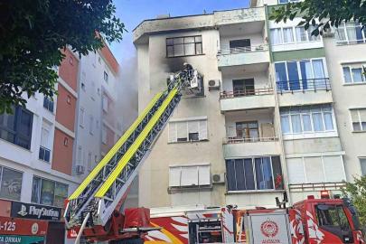 Antalya’da apartman yangını