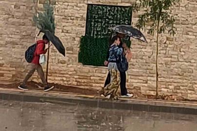 Araban’da sağanak etkili oldu