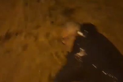 Armutlu’da sel sularına kapılan adamı böyle kurtardı