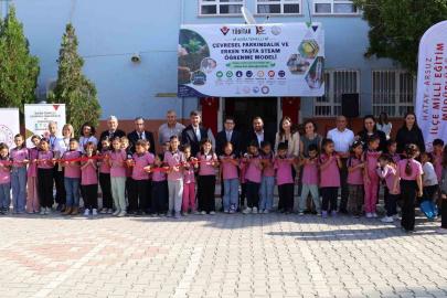 Arsuz’da TÜBİTAK projesiyle çocuklarda çevre ve STEM farkındalığı hedefleniyor
