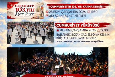 Atakum’da Cumhuriyet’in 103. yılına özel kutlama