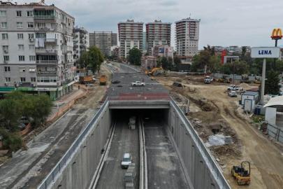 Aydın Yeni Dörtyol Köprülü Kavşağı’nda çalışmalar sürüyor