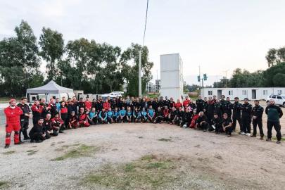 Aydın’da afet tatbikatı gerçeğini aratmadı