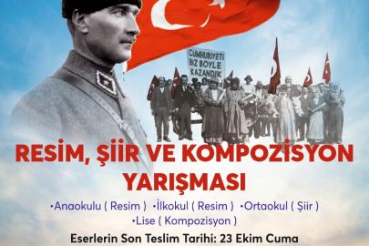 Aydın’da gençler Cumhuriyet’i resim, şiir ve kompozisyonla anlatacak