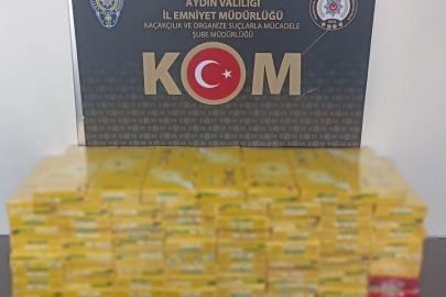 Aydın’da kaçak tütün operasyonu