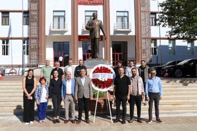 Aydın’da Sigorta Haftası çelenk töreniyle kutlandı
