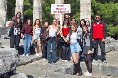 Aydın’da üniversite öğrencileri tarih ve doğayla buluştu