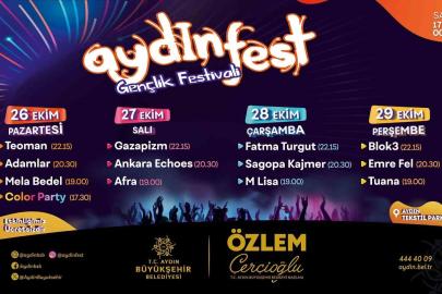 Aydınfest için geri sayım başladı