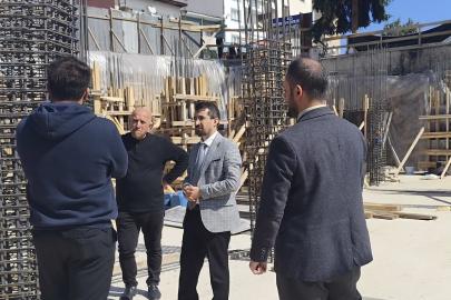 Aydıntepe Merkez Camii inşaatında çalışmalar sürüyor