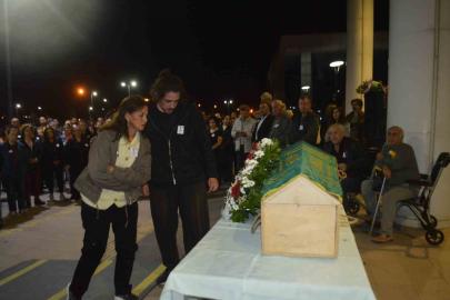 Ayvalık’ta deniz kazasında hayatını kaybeden Dr. Bingüllü’ye hüzünlü veda