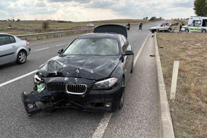 Babaeski’de iki otomobil çarpıştı: 1 yaralı