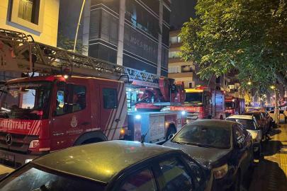 Bahçelievler’de 6 katlı apart otelde yangın