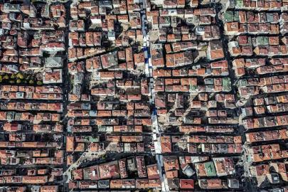 Bahçelievler’de, kentsel dönüşümün boyutu havadan görüntülendi