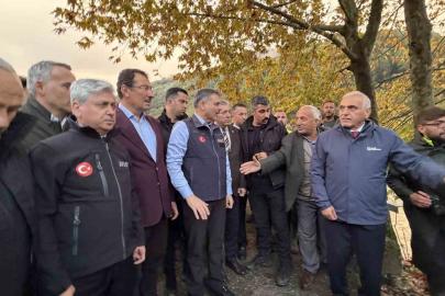 Bakan Çiftçi, yaraların sarılmaya çalışıldığı bölgeyi ziyaret etti