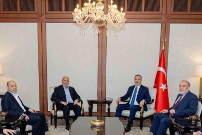 Bakan Fidan Hamas heyeti ile bir araya geldi
