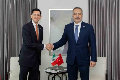 Bakan Fidan, Meksika Dışişleri Bakanı Alvarez ile bir araya geldi