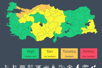 Bakan Kurum: "Yarın yağışlara karşı 10 ilimiz için turuncu kodlu uyarı yapıldı"