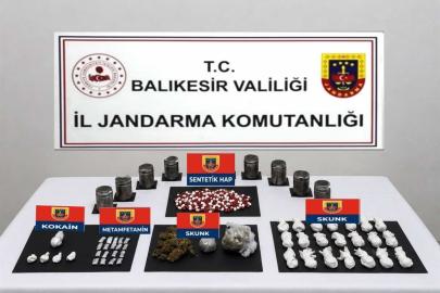 Balıkesir’de 13 ilçede uyuşturucu operasyonu; 46 şüpheliye gözaltı