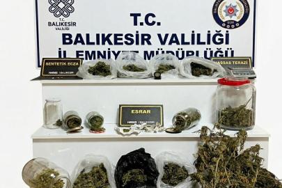 Balıkesir’de uyuşturucu operasyonu: 2 şahsa gözaltı