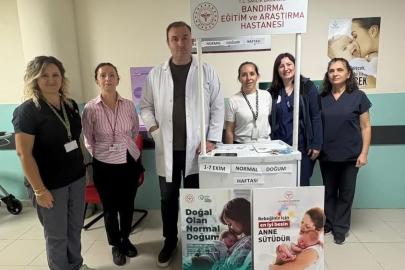 Bandırma’da anne adaylarına normal doğum bilgilendirmesi