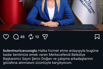 Başkan Çavuşoğlu’ndan Şeniz Doğan’ın gözaltına alınmasına tepki