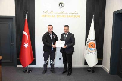 Başkan Doğan’dan hayat kurtaran personele ödül