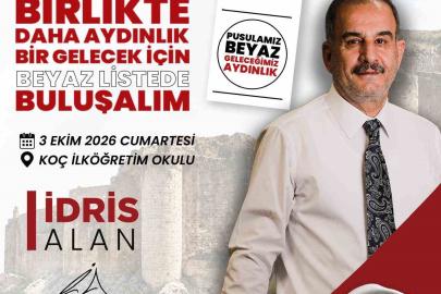 Başkan İdris Alan: "Şehrimizin geleceği için tüm üyelerimizi sandığa davet ediyorum"
