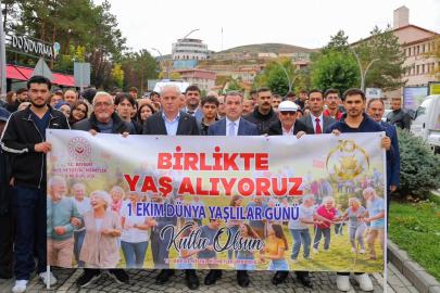 Bayburt’ta ’Dünya Yaşlılar Günü’ dolayısıyla yürüyüş ve spor etkinlikleri düzenlendi