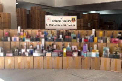 Bayrampaşa’da piyasa değeri 350 milyon TL olan dünyaca ünlü markalara ait sahte parfüm ele geçirdi