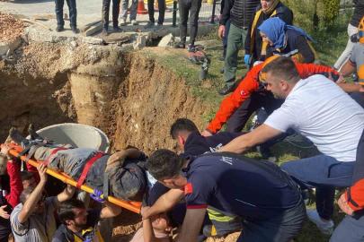 Bilecik’te kanalizasyon çalışmasında göçük altında kalan işçi kurtarıldı