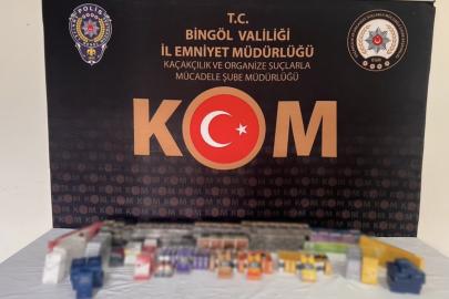 Bingöl’de kaçak sigara operasyonu: Çok sayıda ürün ele geçirildi