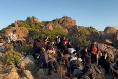 Bodrum’da 34 düzensiz göçmen yakalandı