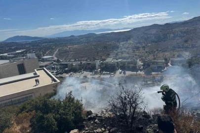 Bodrum’da alevler makilik alana yayıldı