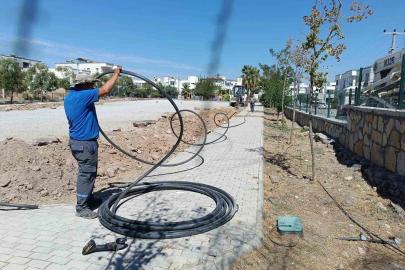 Bodrum’da belediye ekipleri sahada