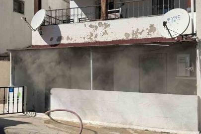Bodrum’da ev yangını paniğe neden oldu