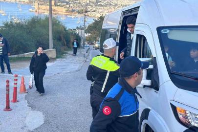 Bodrum’da okul servislerinde sıkı denetim