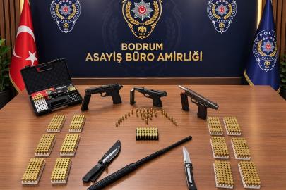 Bodrum’da silah sesleri paniğe neden oldu: 2 gözaltı