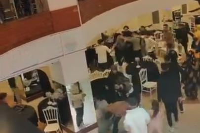 Bolu’da düğün salonunda takı kavgası: Tekme, yumruk ve sandalyeler havada uçuştu