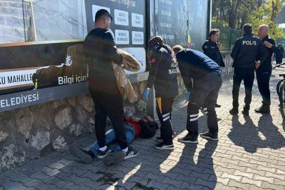 Bolu’da iş görüşmesine giderken bayılıp başından yaralandı