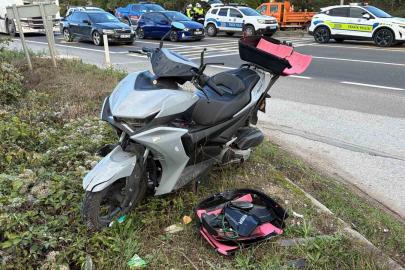 Bolu’da motosiklet ile hafif ticari araç çarpıştı: 2 yaralı