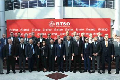 BTSO Başkanı Özer Matlı’dan yoğun mesai