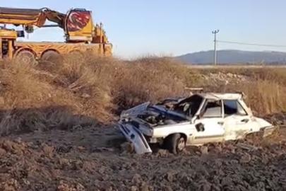 Burdur’da otomobil takla attı: 1 yaralı
