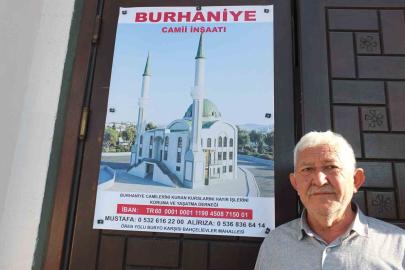 Burhaniye’de Cami inşaatı hayırseverlerin desteğini bekliyor