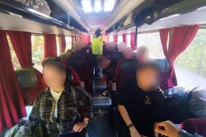 Bursa’da jandarmadan okul servislerine sıkı denetim