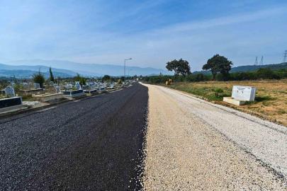 Büyükşehir, Erdoğanköy Kent Mezarlığı’nın yollarını yeniledi