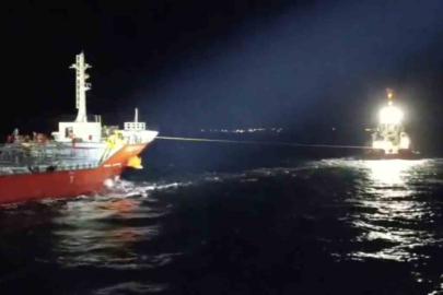 Çanakkale Boğazı’nda kimyasal tanker makine arızası yaptı