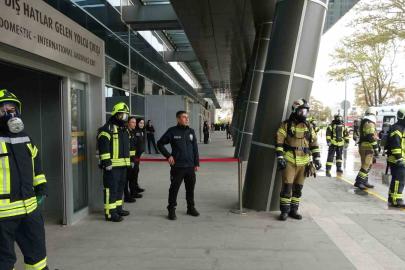 Çanakkale Havalimanı’nda gerçeği aratmayan KBRN tatbikatı