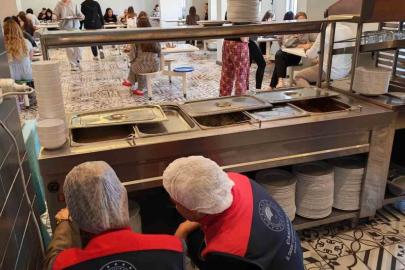 Çanakkale’de öğrenci yurtları yemekhanelerine eş zamanlı denetim