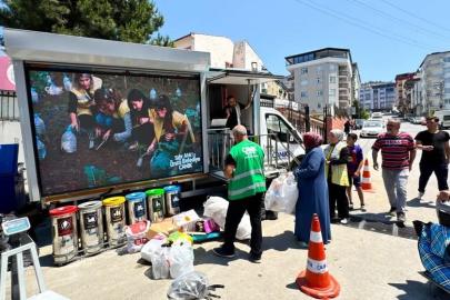 Canik Belediyesi,  sıfır atıkla aile bütçesine katkı sağlıyor
